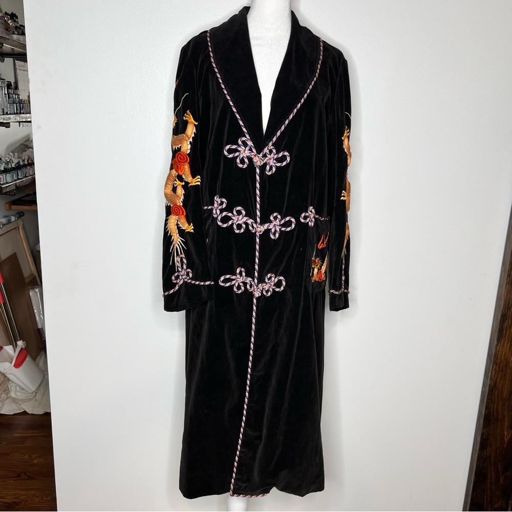 VTG KIMONO Dragon embroidered